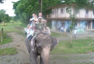 Yolmoland Family Lodge Trek and Chitwan Tour, 14 Day 9 August to 22 August 2014
