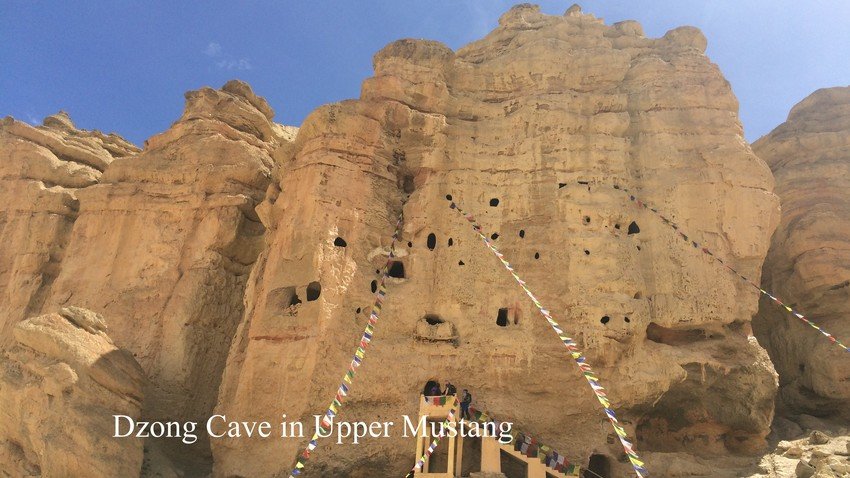 Dzong Caves in Upper Mustang